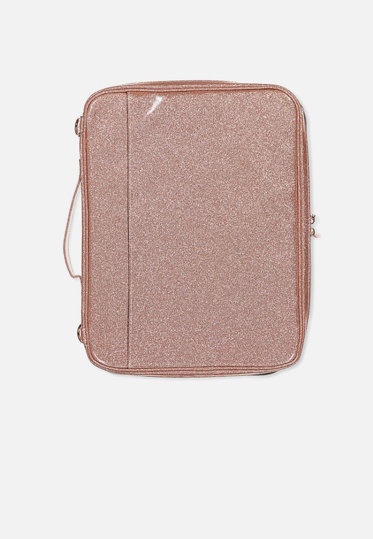 Typo Mobile Desk Portable Organiser In Rose Gold Glitter Mobile Phones Tablets Mobile Tablet Accessories Cases Sleeves On Carousell