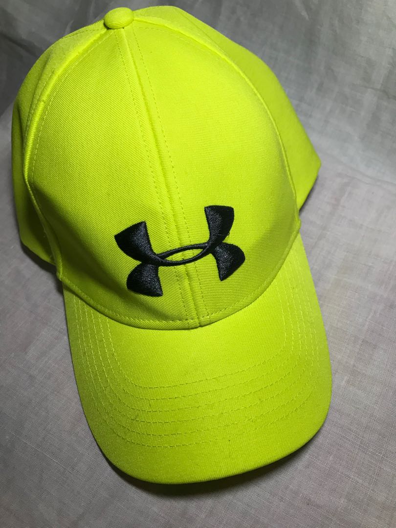 yellow under armour hat