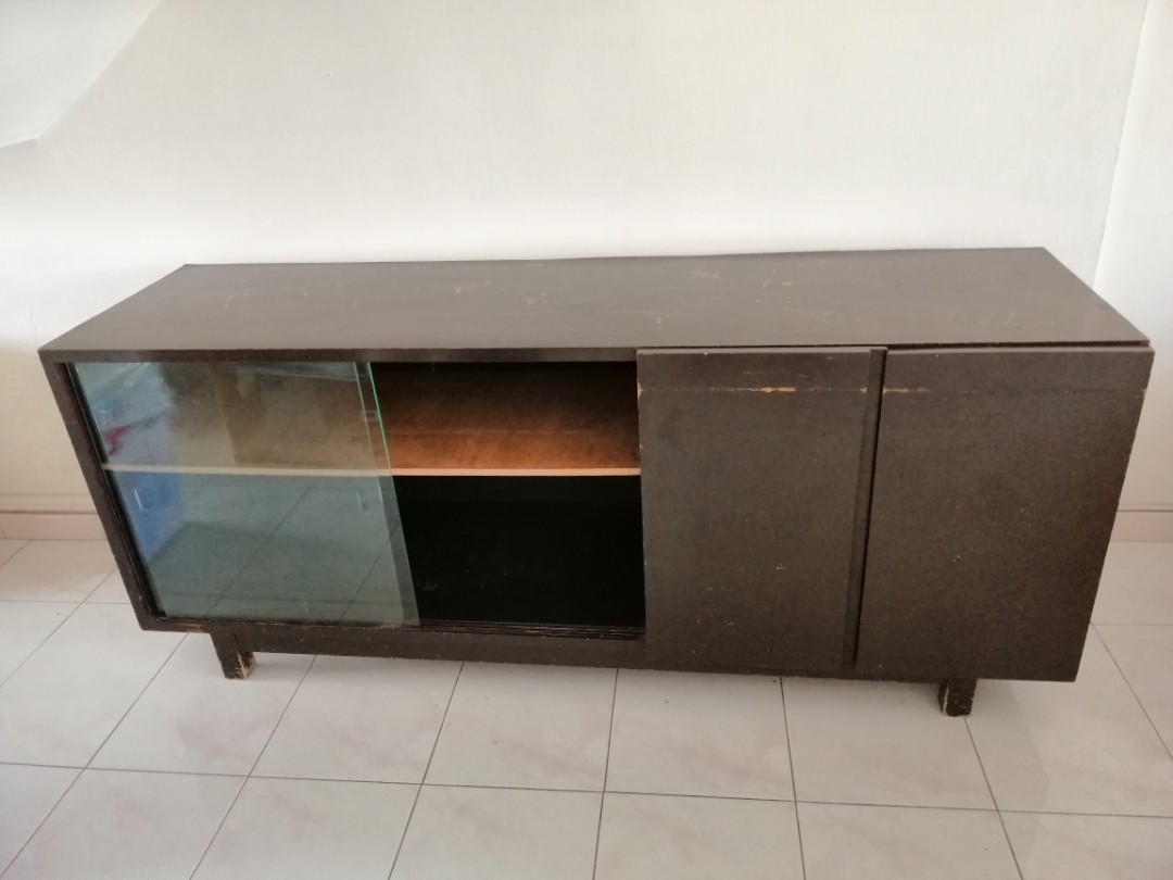 Used wooden display Furniture & Home Living, Furniture, Shelves, & Racks on