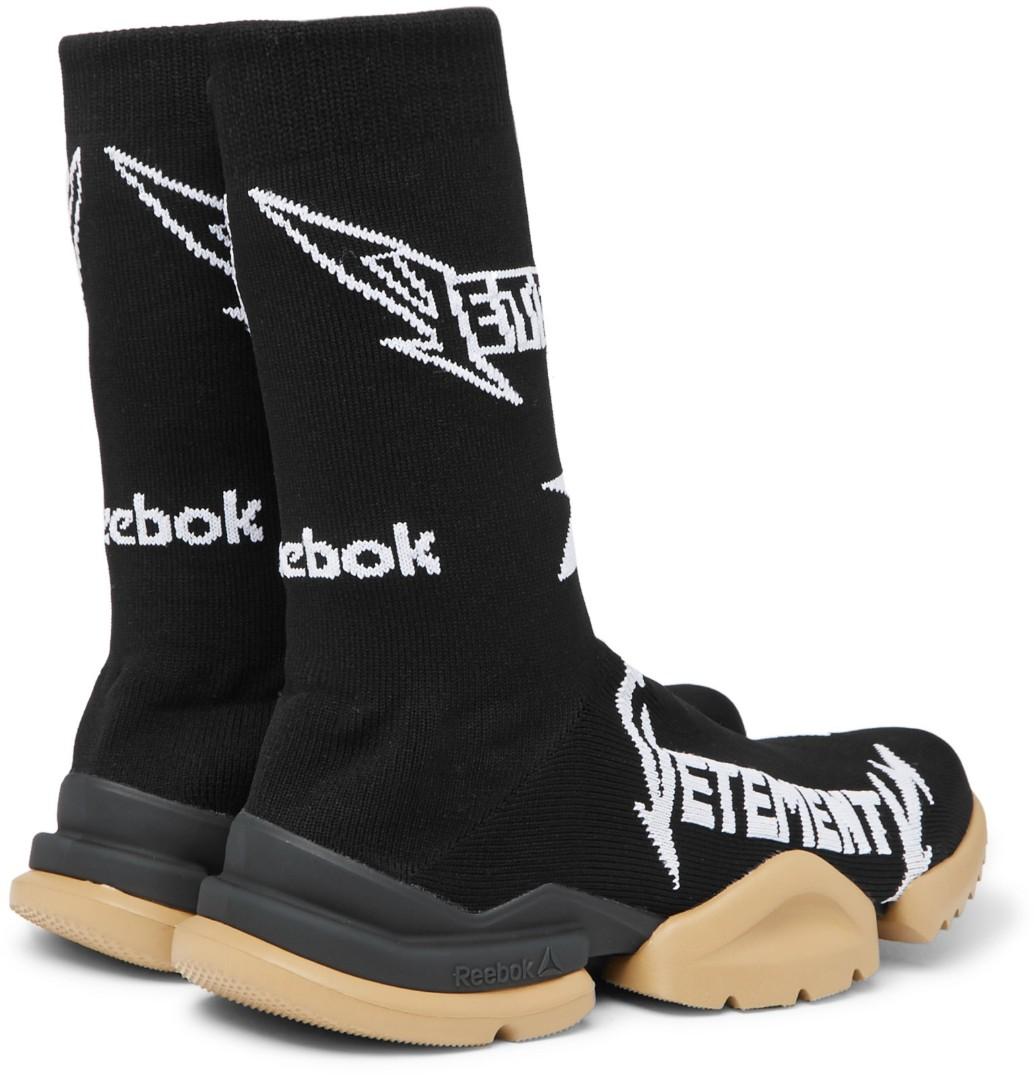 Reebok sock pump stretch-knit sneakers new arrivals