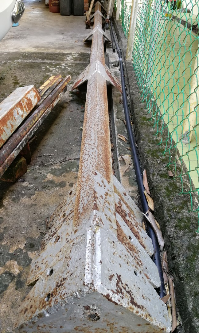 Water tank frame (2 floors house) rangka besi tangki air sesuai 