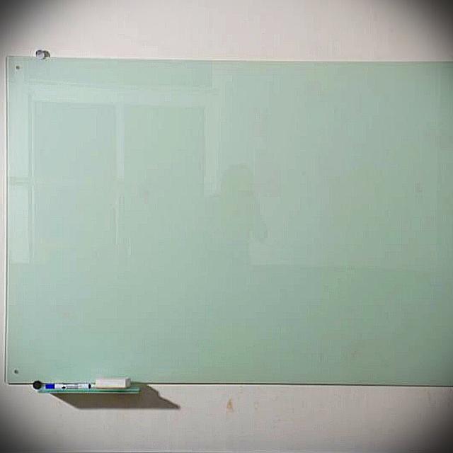 Whiteboard Tempered Glass Writing Board With Frame