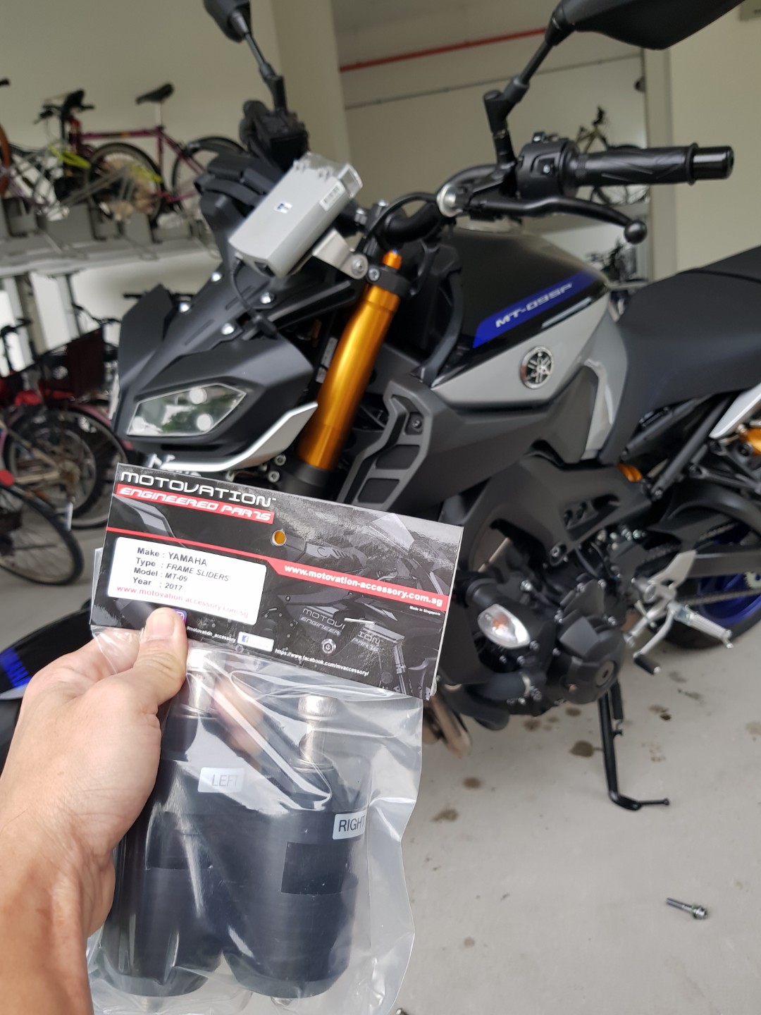 Yamaha Mt 09 Sp Motovation Protection Look Inside For Price List Motorcycles Motorcycle Accessories On Carousell