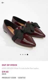 BN ASOS ballet flat loafers