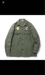 FROM THE GARRENT HORIZONTAL US ARMY UTILITY SHIRTS