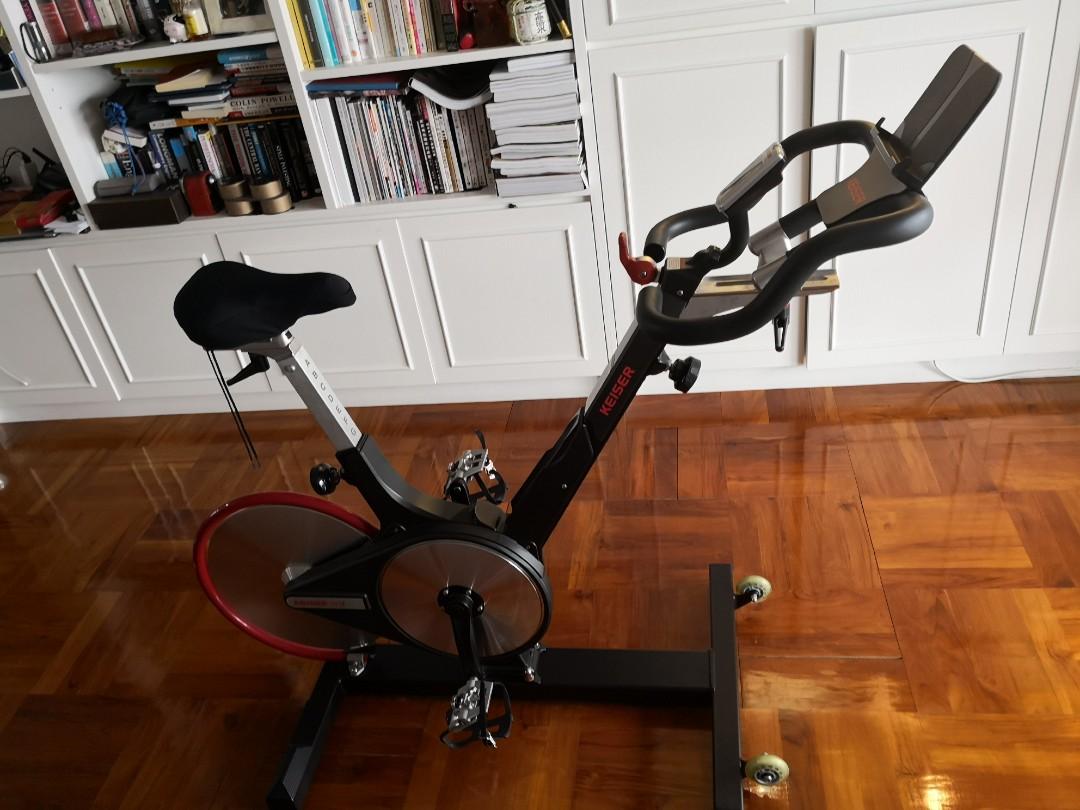used keiser m3i indoor cycle