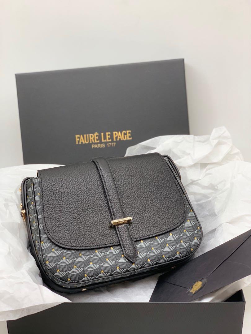 🔥🔥 BNIB New Collection Faure Le Page Cartouchiere 21 Black, Luxury, Bags  & Wallets on Carousell