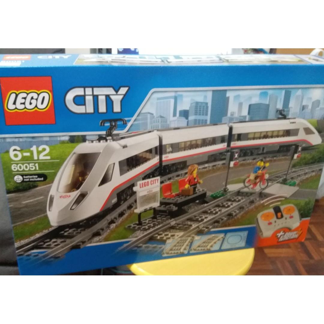 lego high speed passenger train 60051