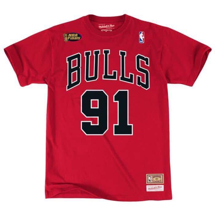 全新Mitchell & Ness 1997-98 Chicago Bulls Dennis Rodman NBA Finals