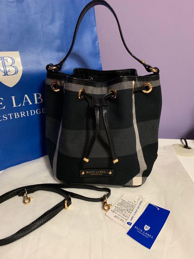 Japan Shop Butler Crestbridge Blue Label Bucket Bag (with Shoulder