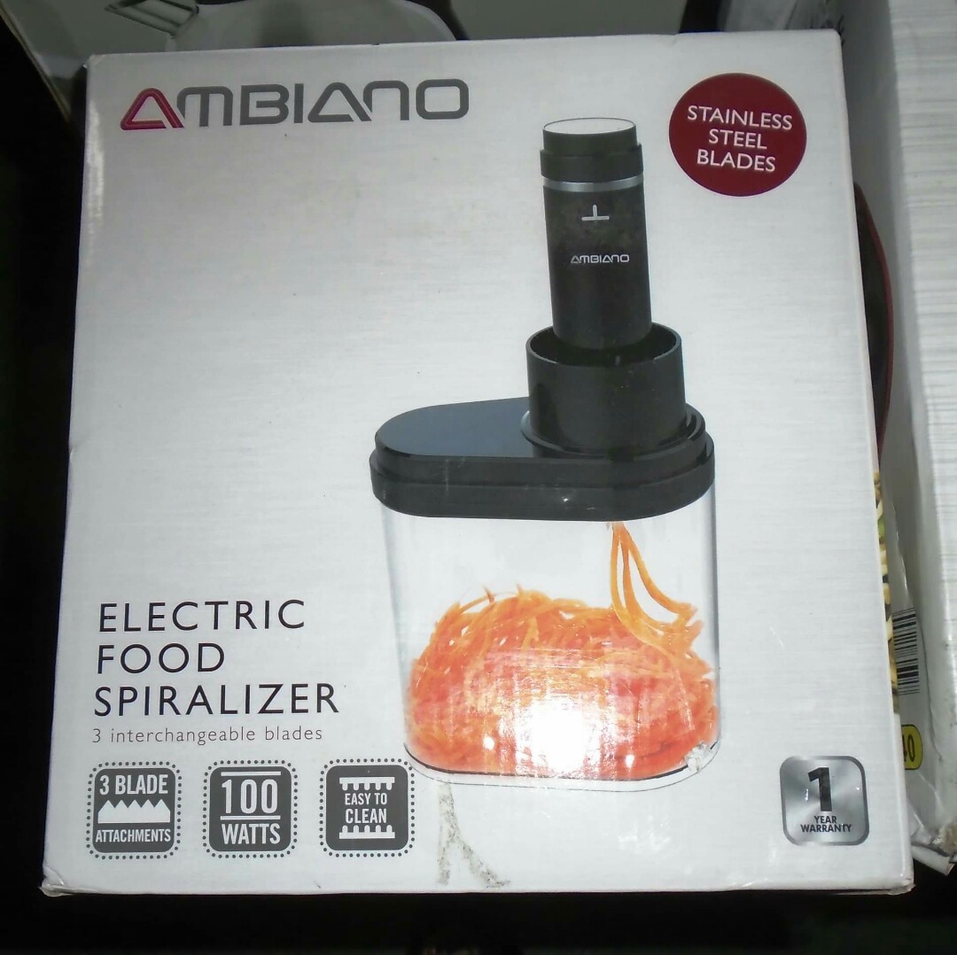 Ambiano Electric Food Spiralizer, TV & Home Appliances, Kitchen