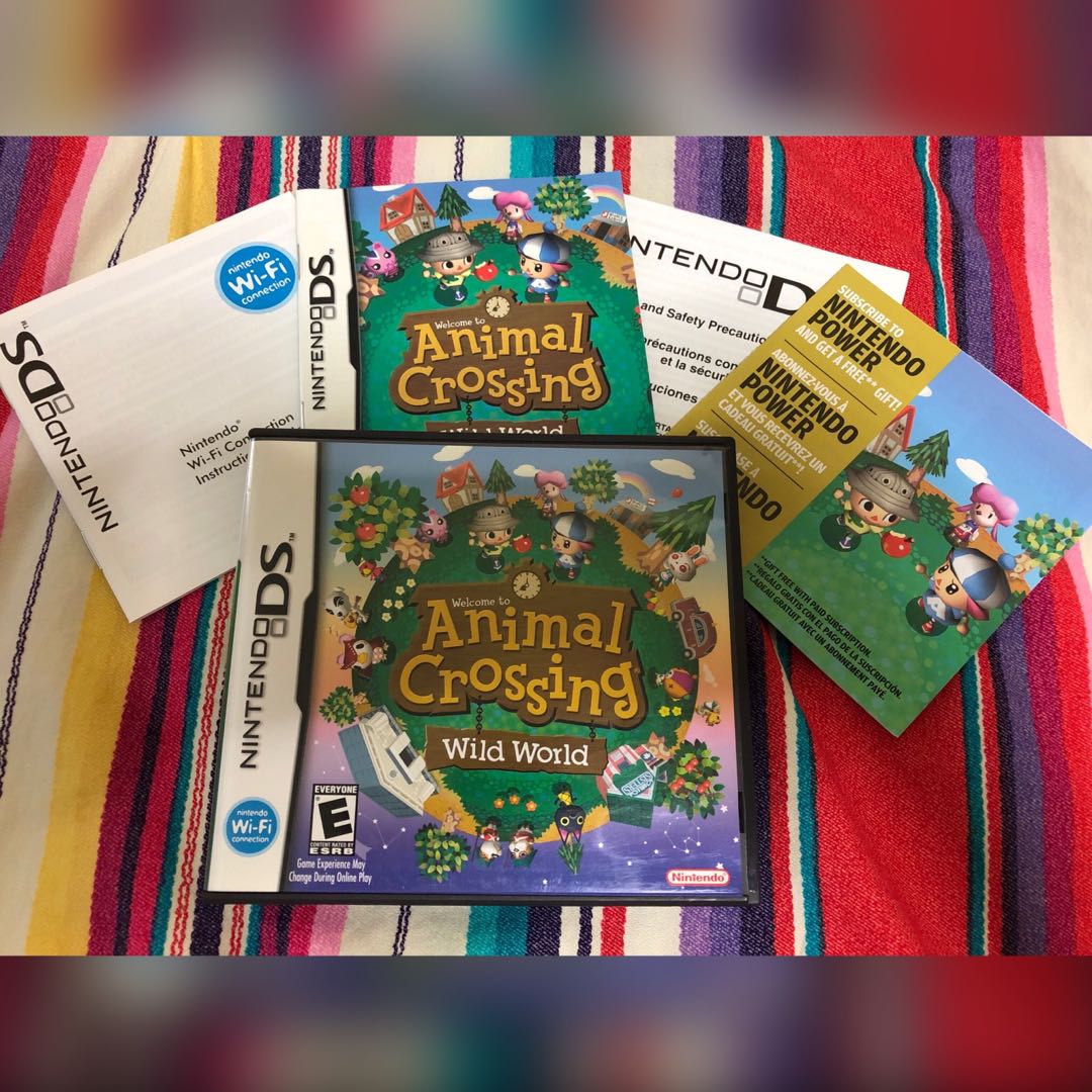 Animal Crossing Wild World Ds 3ds Nintendo Game Toys Games