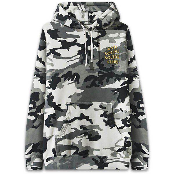 White camo hoodies top