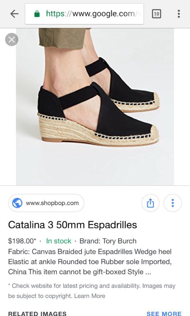 tory burch catalina 3 espadrille wedge sandal