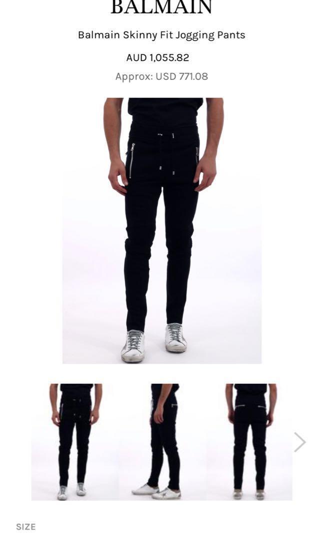 balmain jogging pants