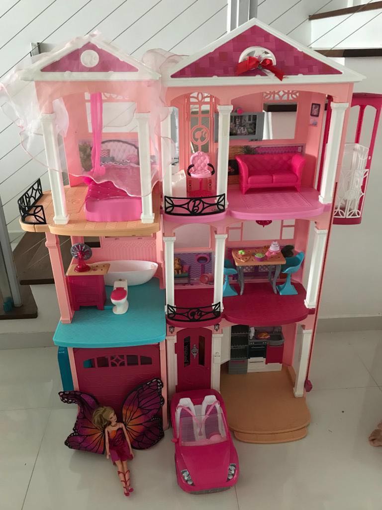 barbie log cabin