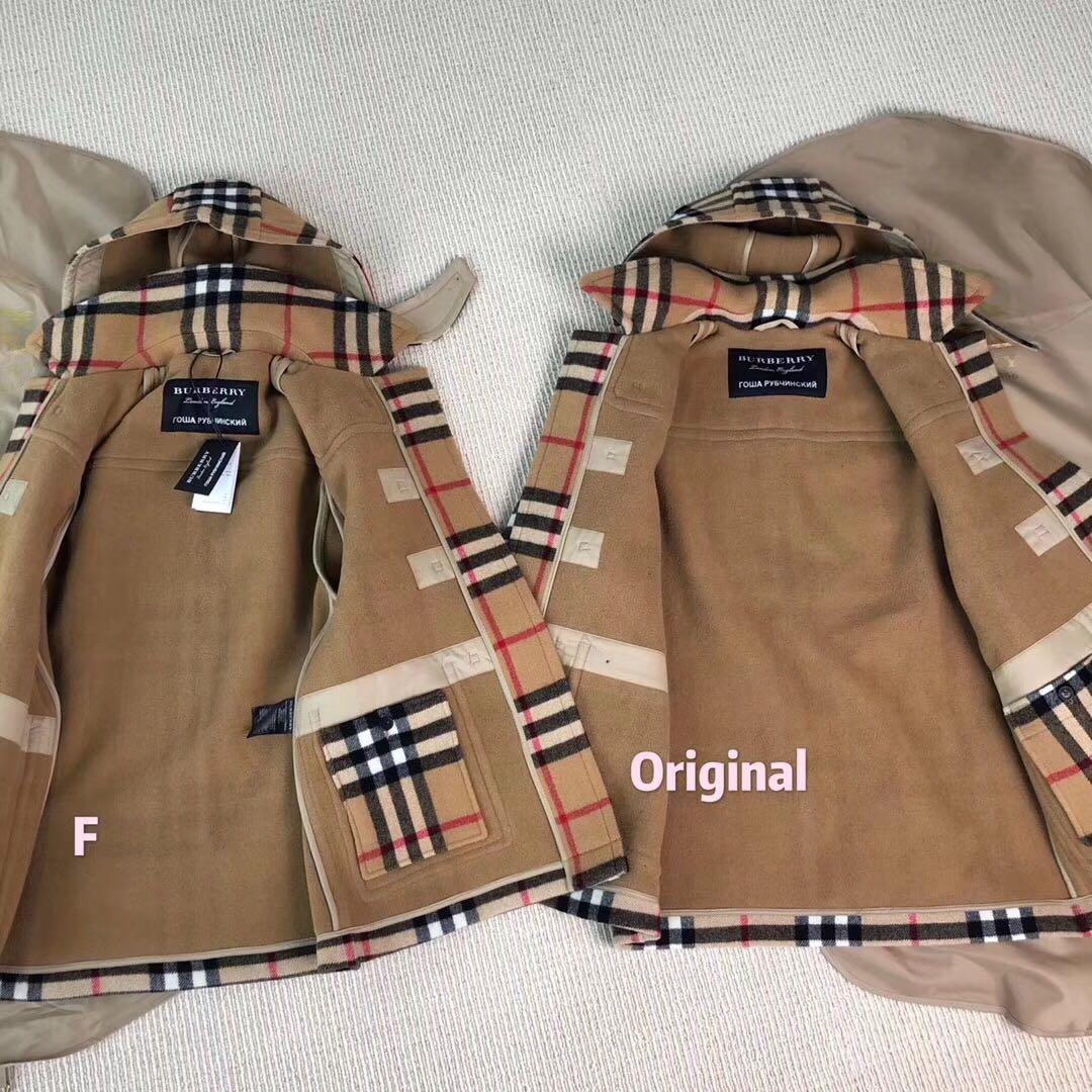 Burberry x gosha rubchinskiy classic check duffle coat