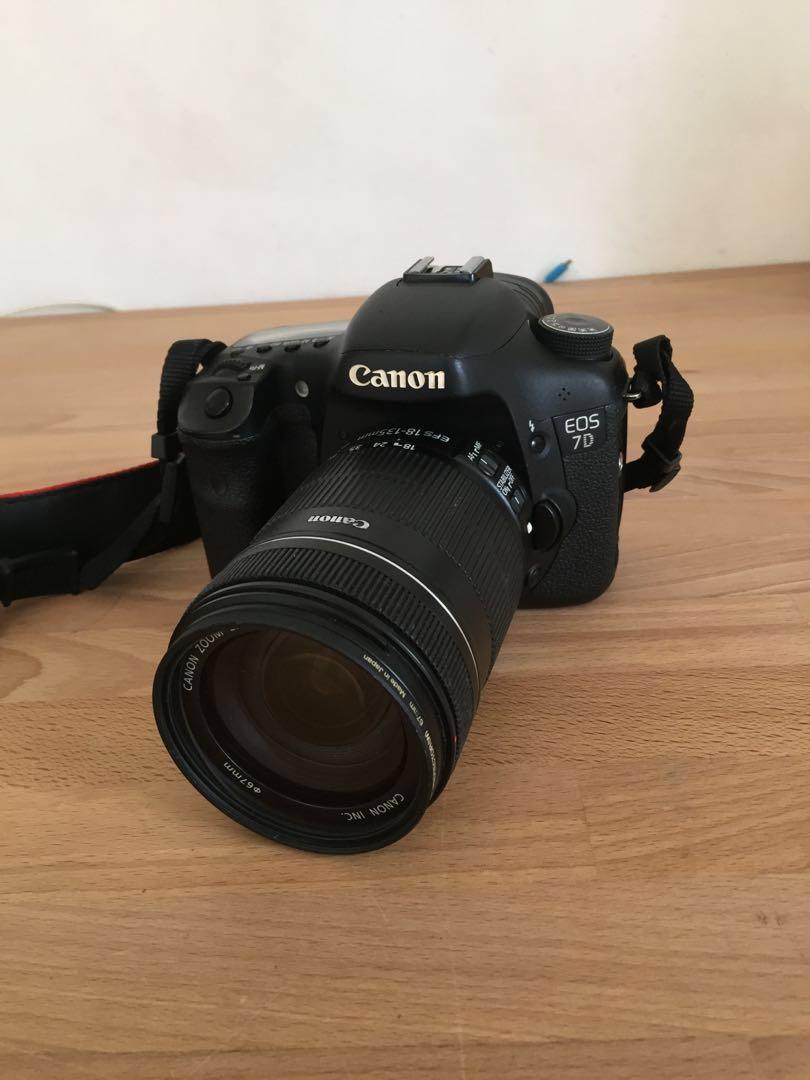canon eos 7d dslr camera with 18 135mm lens
