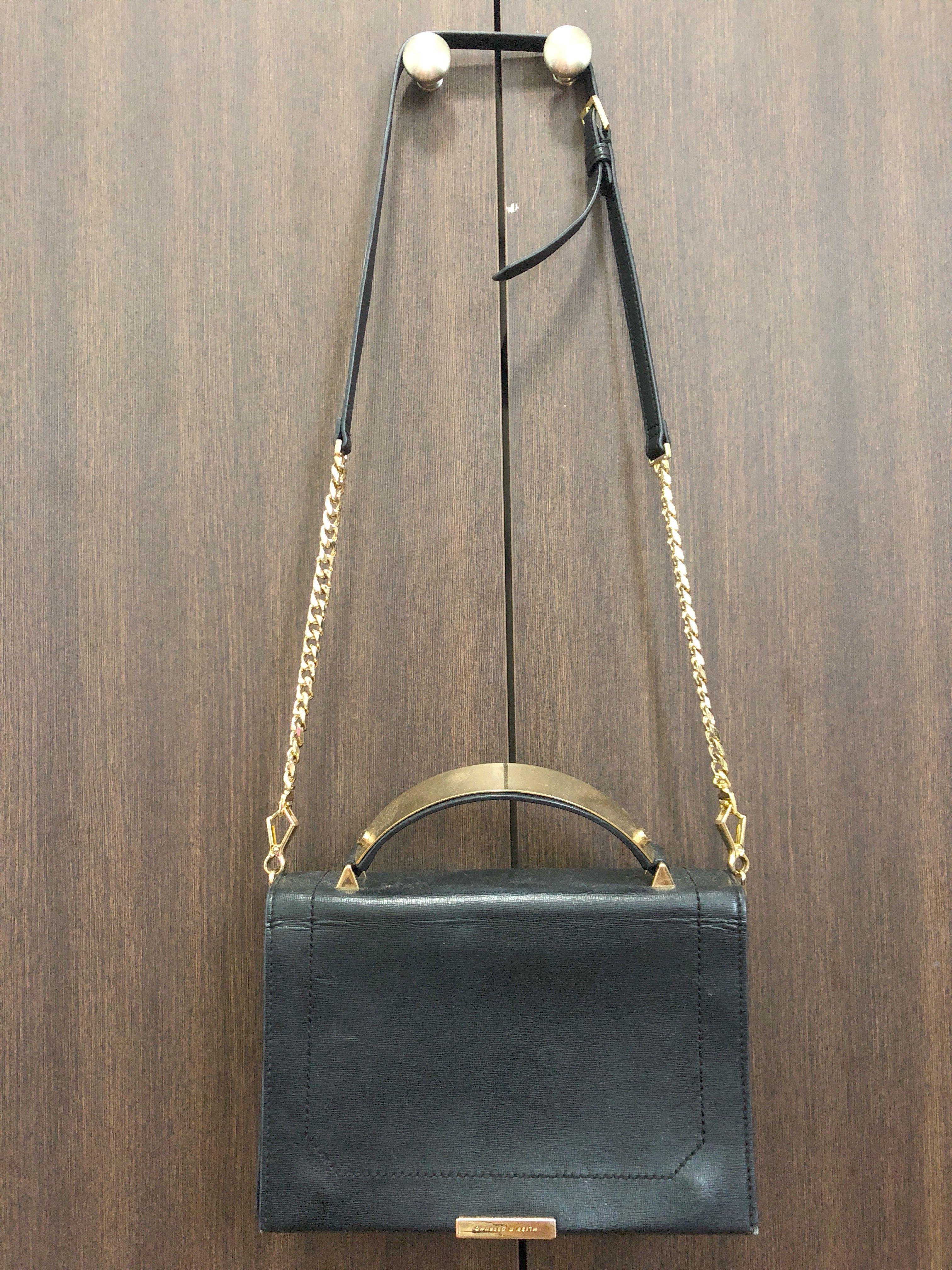 charles and keith clear bag