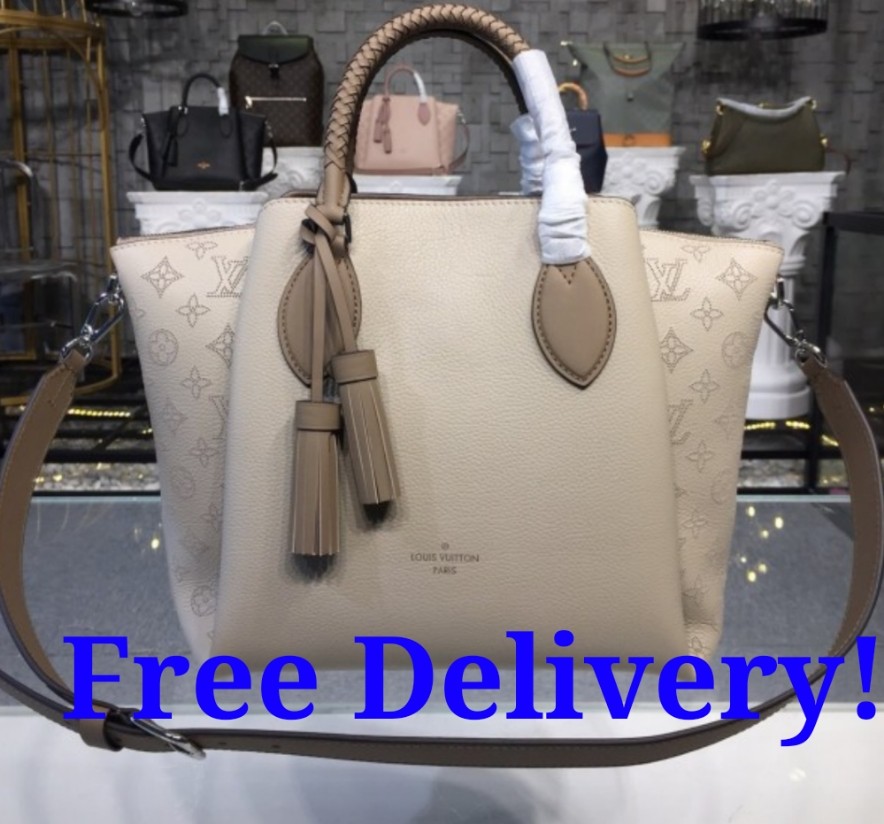 (Clearance! ) Louis Vuitton Haumea Mahina Leather Handbag LV Luxury  Designer, Luxury, Bags \u0026 Wallets on Carousell