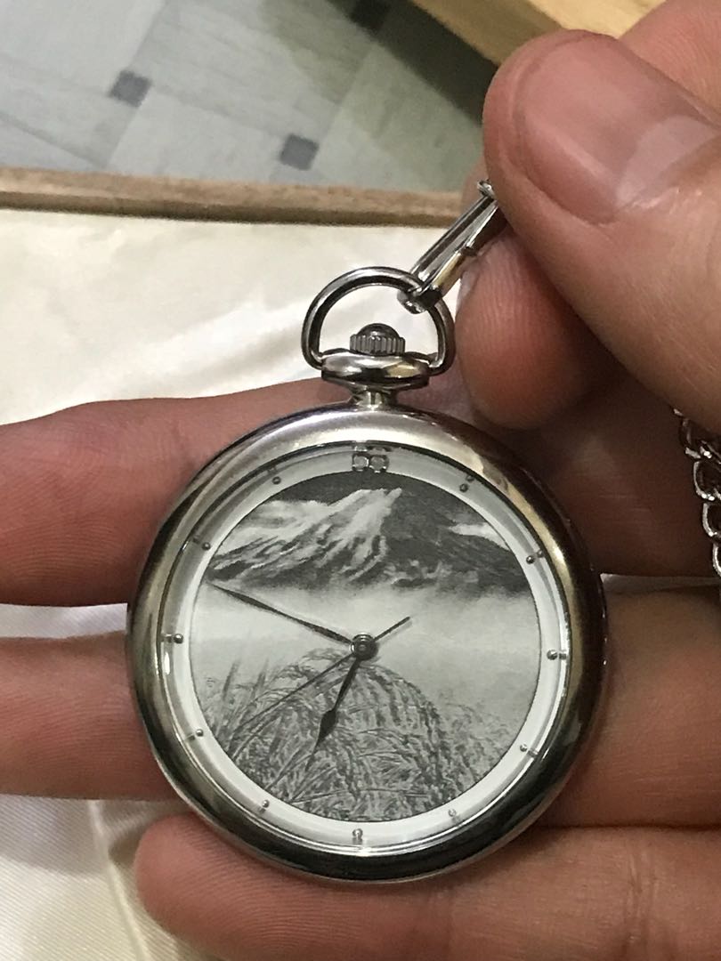 Createur 925 silver pocket watch, Luxury, Watches on Carousell