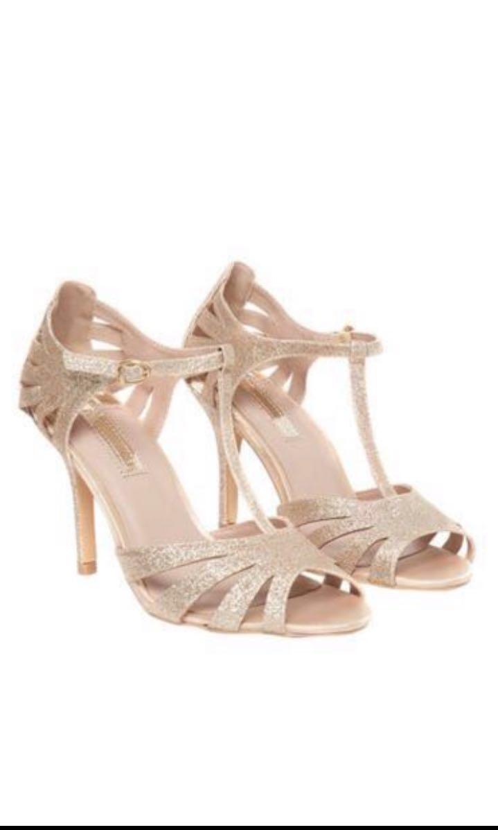 Gold shoes top dorothy perkins