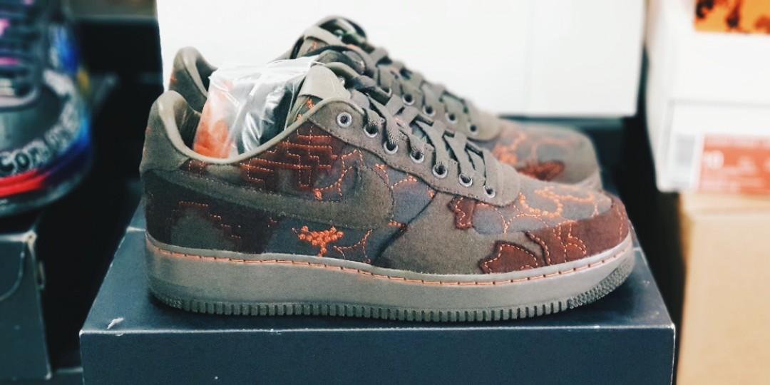 9.5 Nike Air Force 1 Low Maharam Moss 