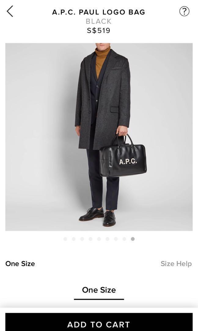 Apc store paul bag