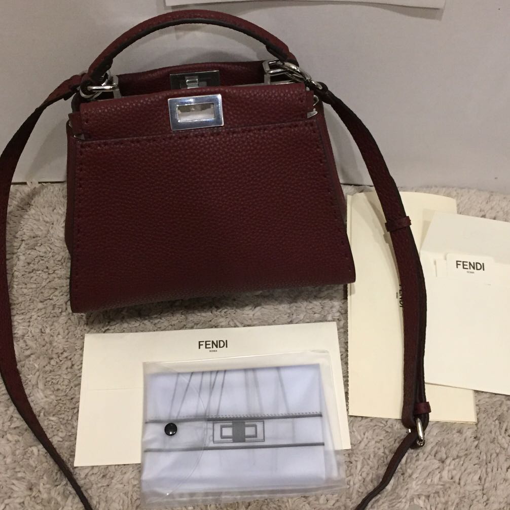 fendi peekaboo mini selleria