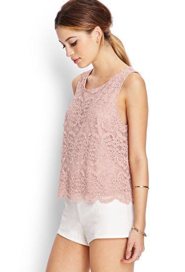 crochet tank top forever 21