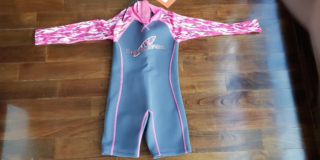 girls sun protection swimwear