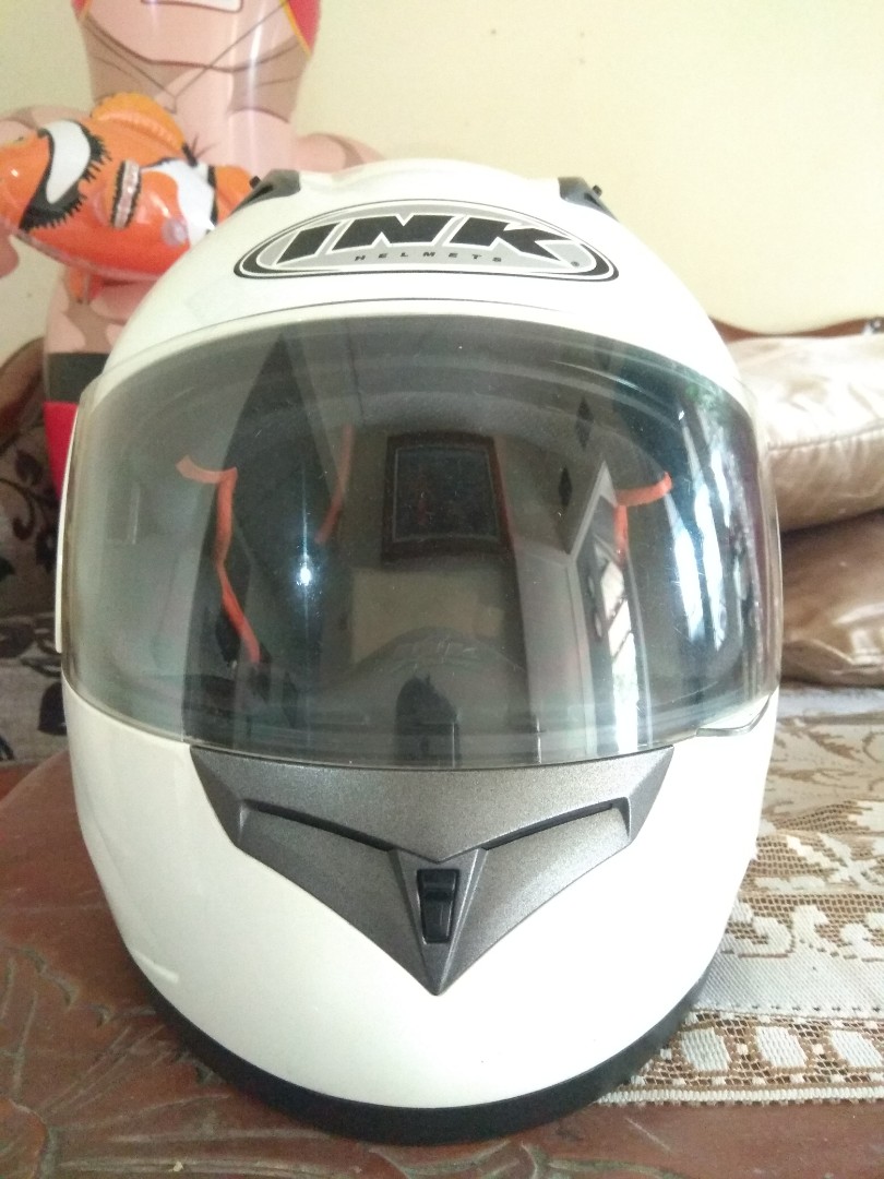 Helm ink double store visor full face