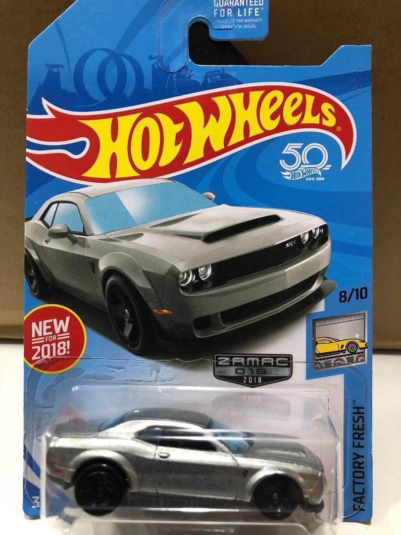 Hot Wheels Zamac 2018 Dodge SRT Charger Demon 32 Hobbies Toys