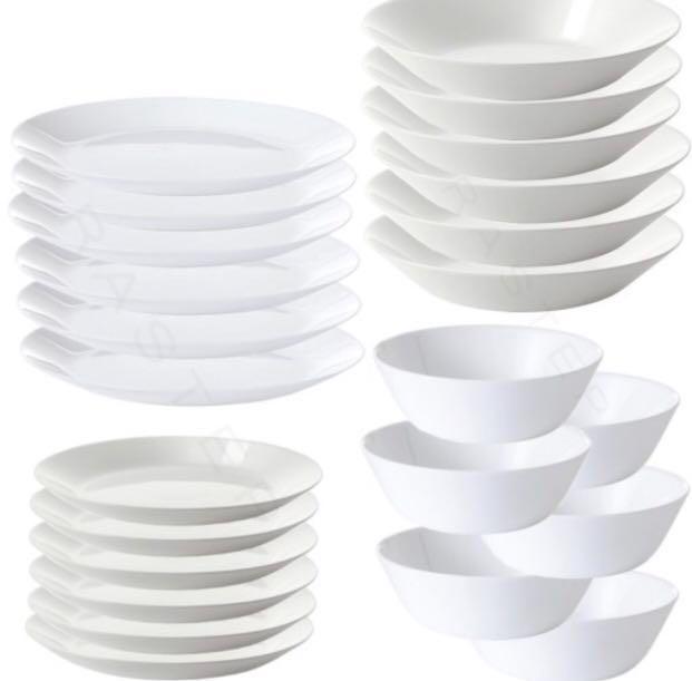 Ikea Oftast Glass Tempered Dinnerware Corelle Quality Home Furniture On Carousell