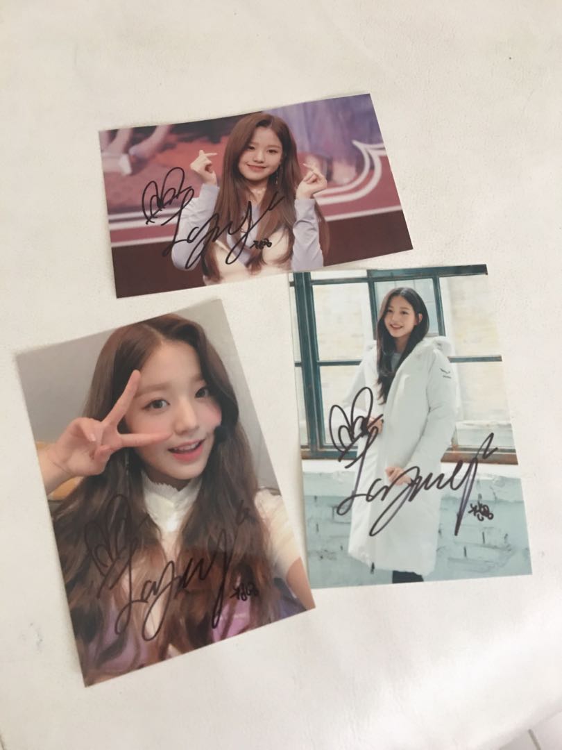 Izone Jang Won Young Rare Signature Photo Entertainment K Wave On Carousell Jang wonyoung (장원영) is a trainee from starship. izone jang won young rare signature photo