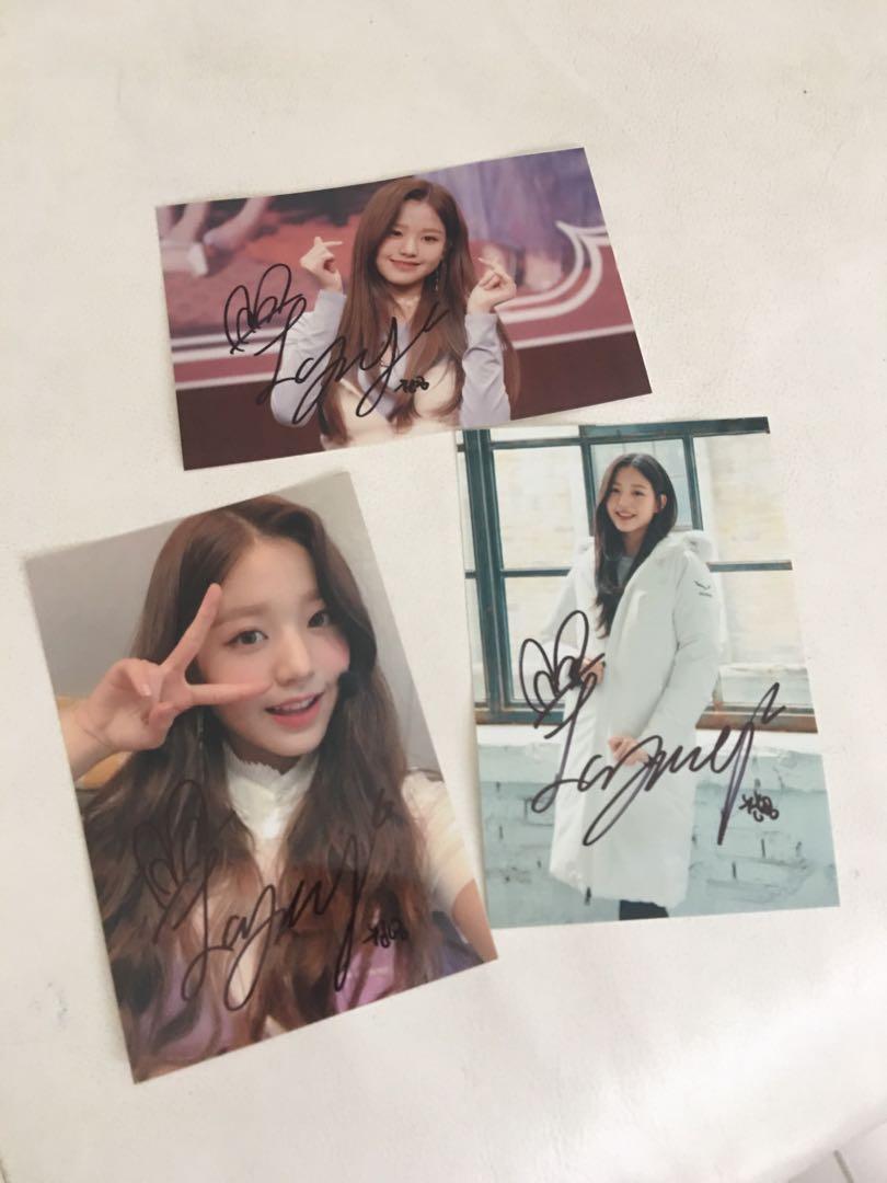 Izone Jang Won Young Rare Signature Photo Entertainment K Wave On Carousell From wikipedia, the free encyclopedia. izone jang won young rare signature photo