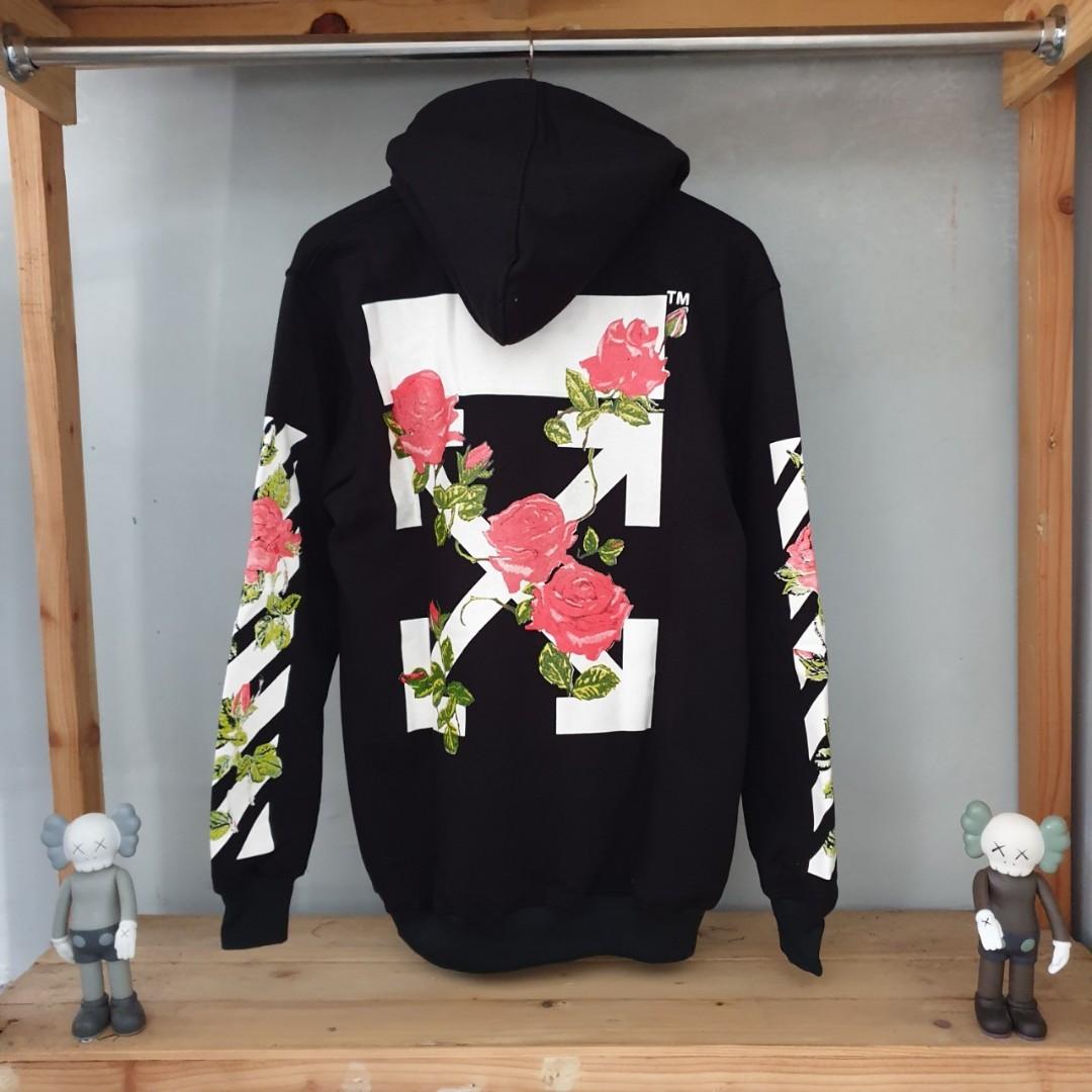 jaket off white rose