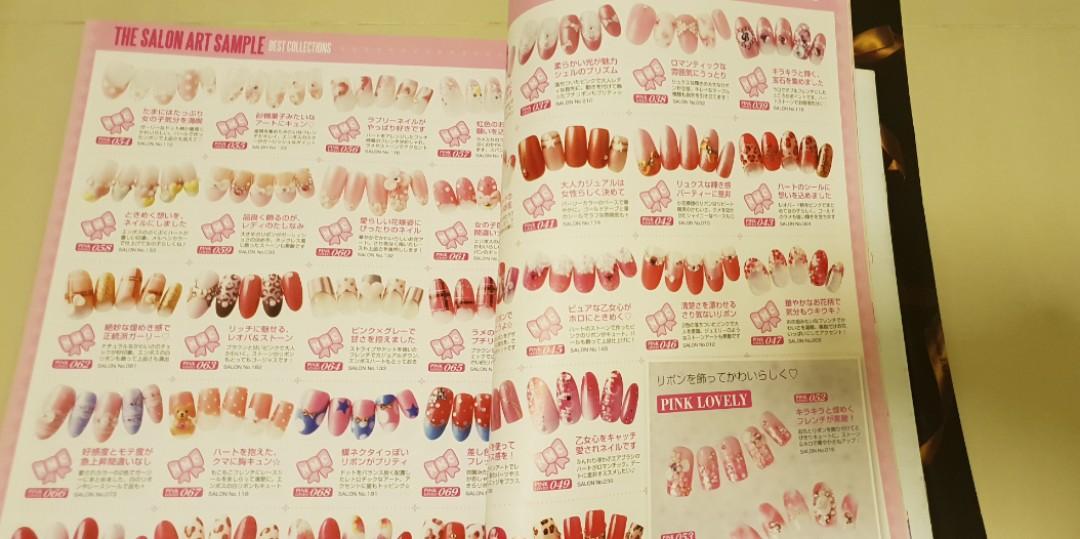 Japanese nail art design magazines x 2, Hobbies & Toys, Stationery