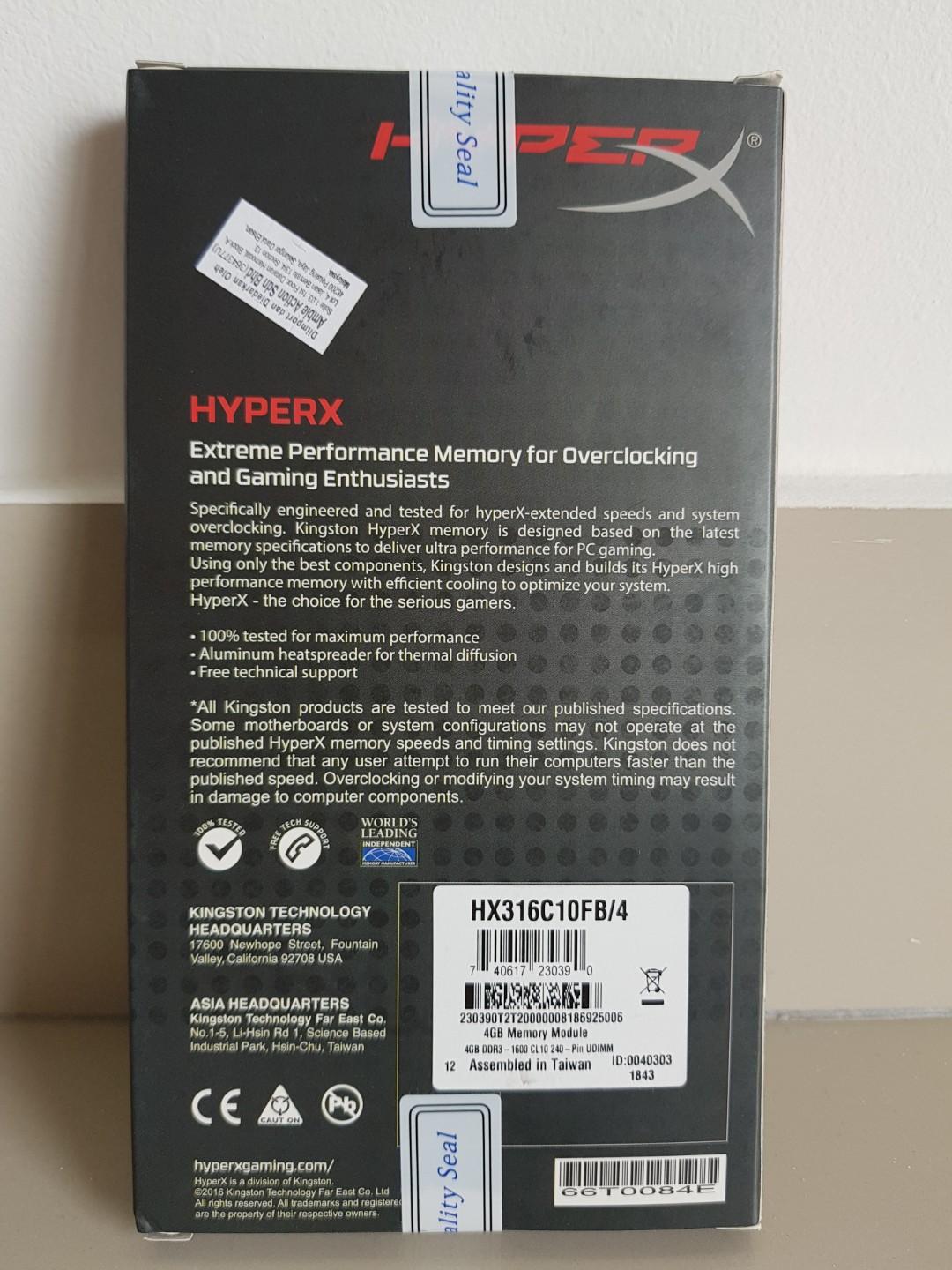 Kingston Computer Ram, Computers & Tech, Desktops on Carousell