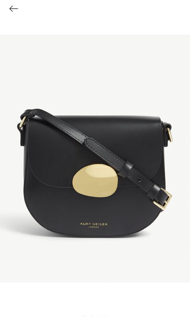 Kurt Geiger London petal leather saddle bag