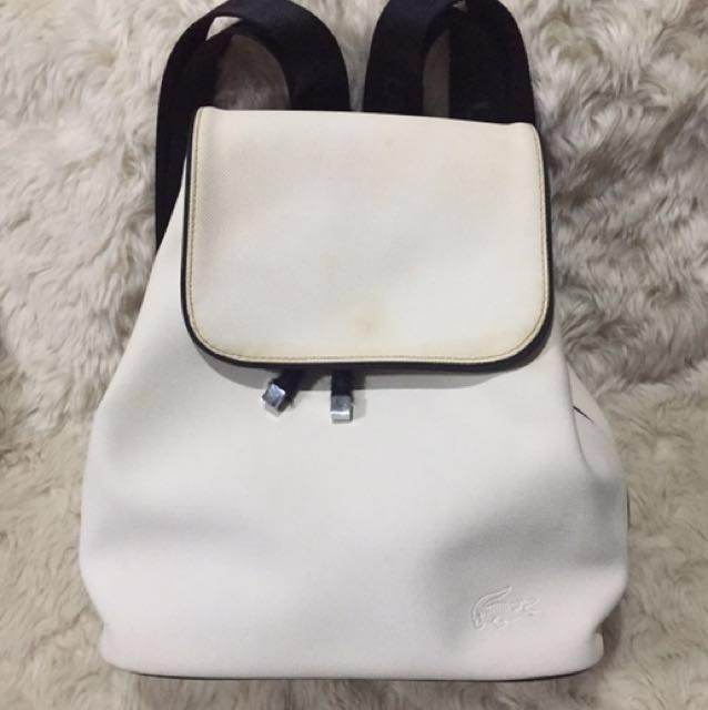 white backpack