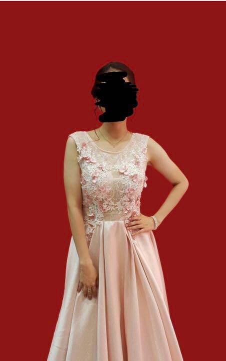 Light Pink Long Prom Debut Gown Dress for Sale Rent Formal Pastel