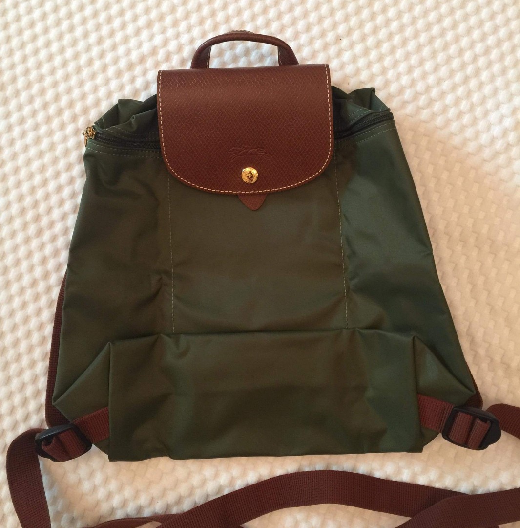 longchamp backpack green