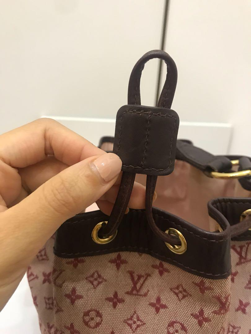 Louis Vuitton Burgundy Mini Lin Bucket Noe bag AVL1007 – LuxuryPromise