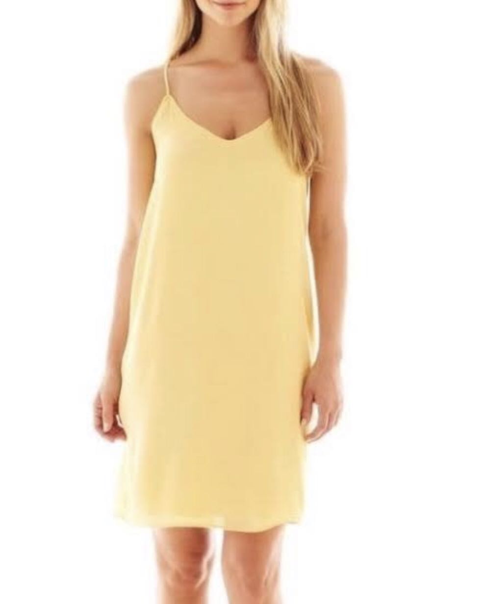 Mango Yellow Dress, Women's Fashion, Dresses & Sets, Dresses on Carousell