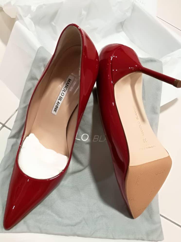 Manolo Blahnik Red Patent heels, Women 