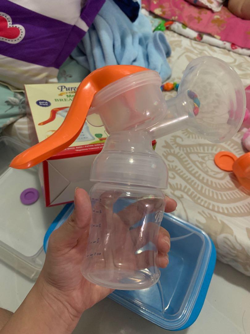 Manual Breastpump Pureen Premium Babies Kids Nursing Feeding