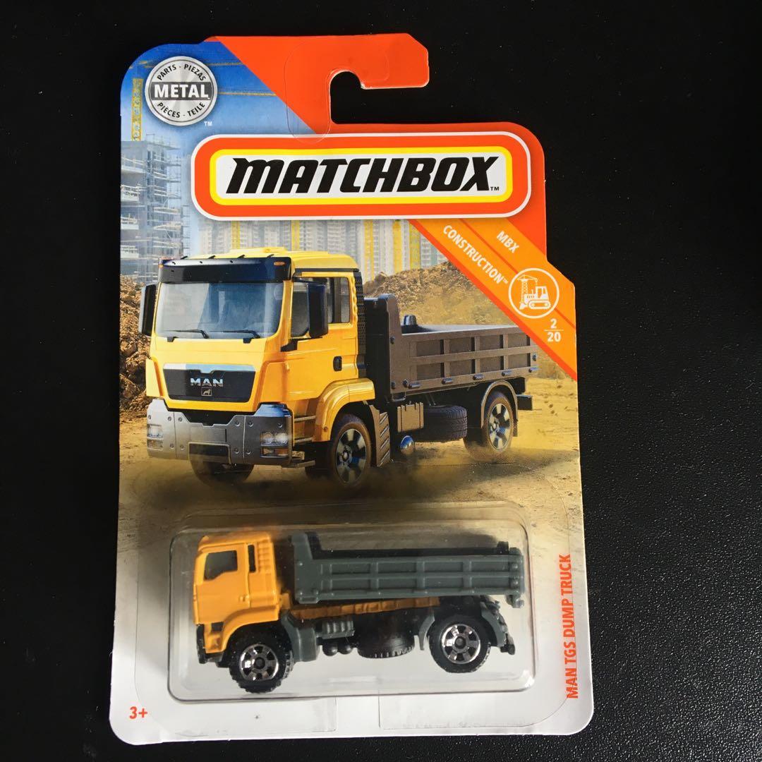 matchbox man tgs dump truck