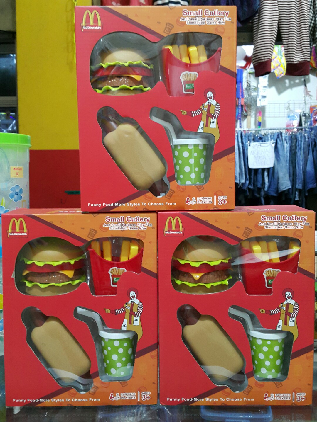 mcdonalds pretend play