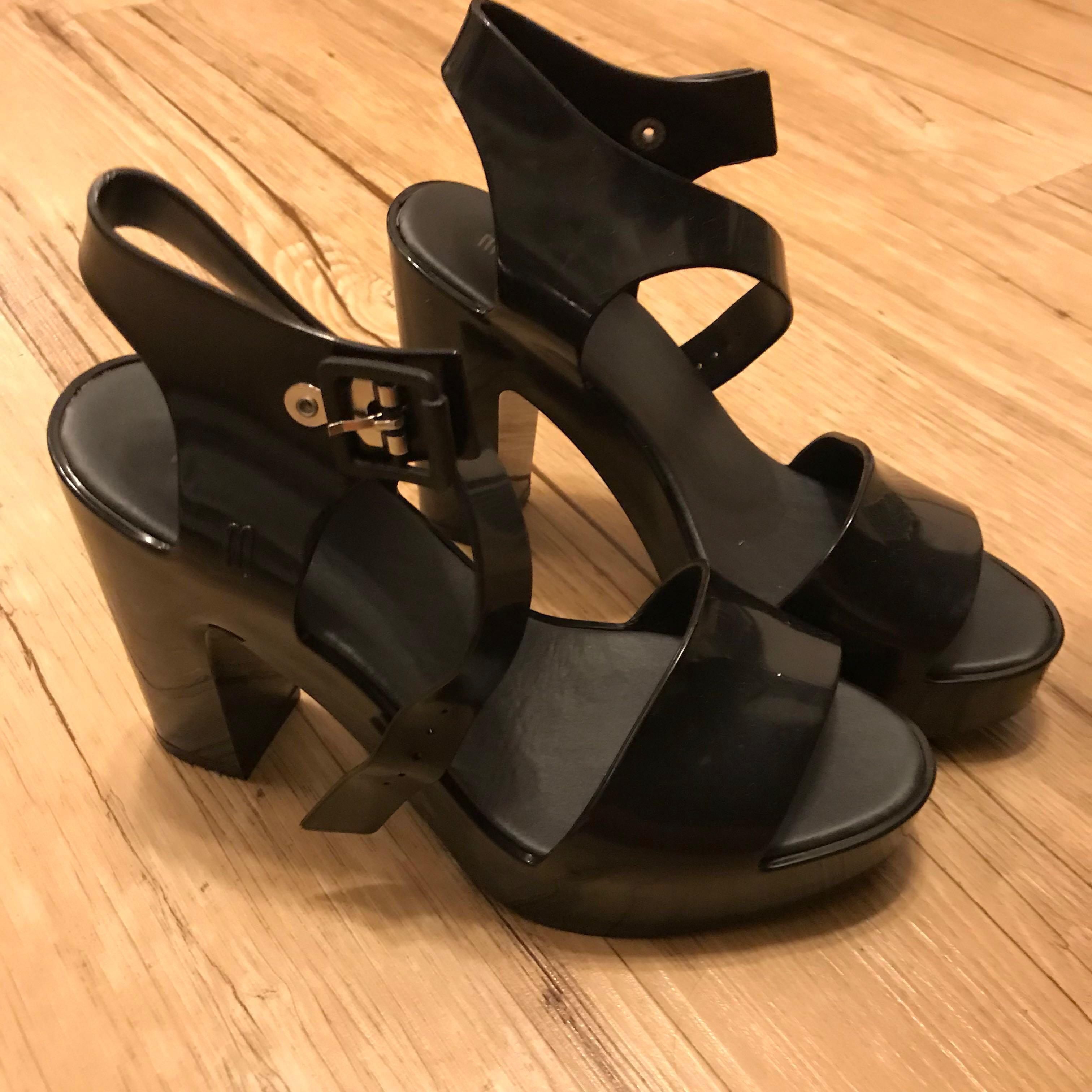Wallpaper Melissa Mar Heel Black Women S Fashion Shoes Heels On Carousell For Android Free
